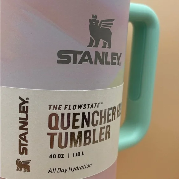 Stanley Quencher H2.0 FlowState 40 oz Tumbler Pastel Handle Straw Lid NEW - Picture 3 of 8
